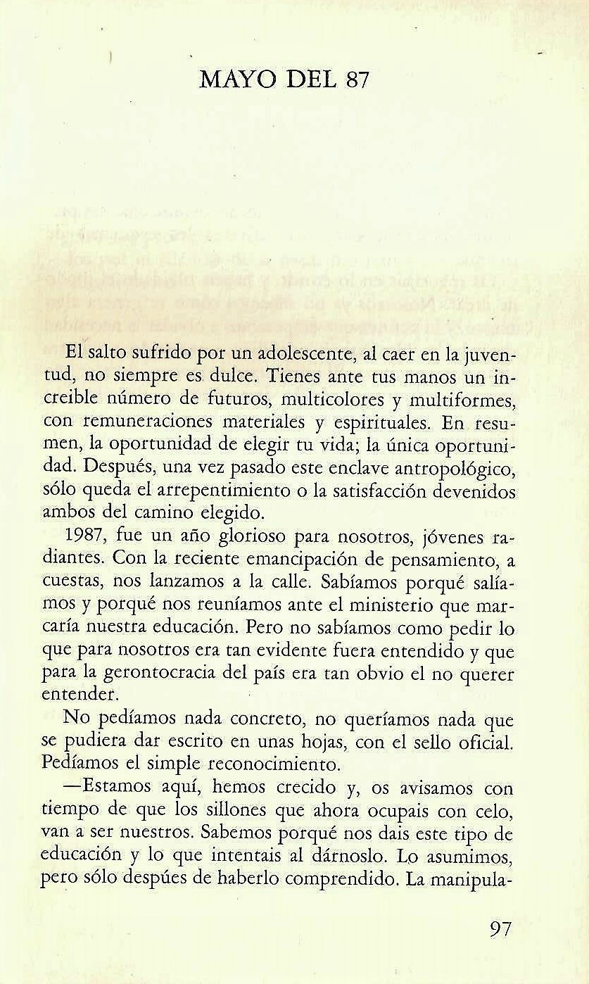 Mayo del 87 1